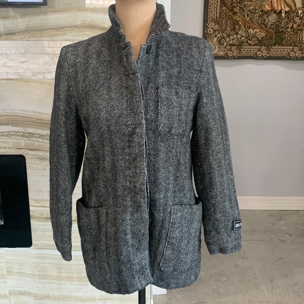 Harve Bernard‎ 100% Wool Jacket/ Coat Blazer. Size M